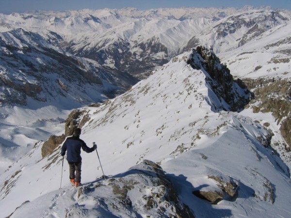 #7 Rocca Blanca : La face sud est peu enneigée... Rocca Blanca : La face sud est peu enneigée...
