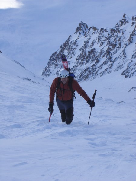 La sortie du couloir : Franck à la sortie