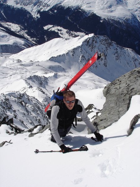 La sortie du couloir : Franck à la sortie