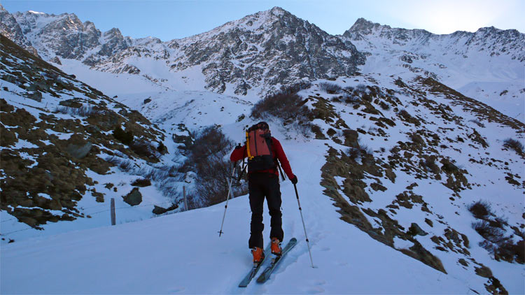 Vallon de Boveire : En arrivant à Boveire d'en Bas (2230m)