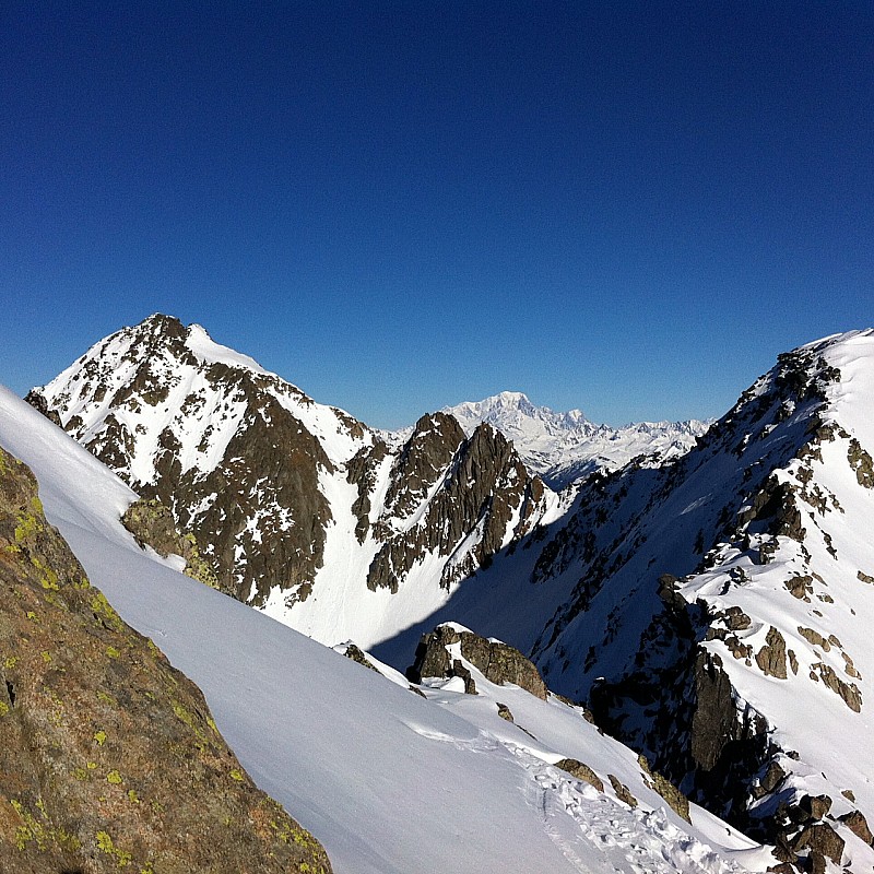 #4 Roche noire : Le Rognolet et le Mont blanc Roche noire : Le Rognolet et le Mont blanc