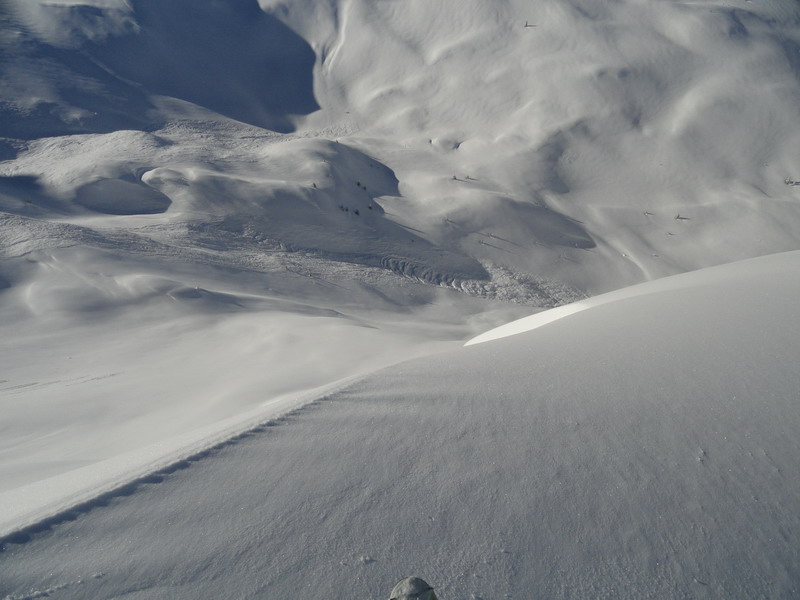 Avalanche : Une partie de la fameuse avalanche en deux branches