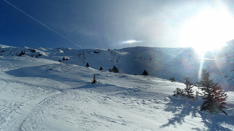 Montée : La trace été largement faite !