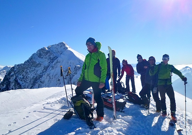 Rencontre : Quand des skitouriens rencontre d'autres skitouriens c'est des moments sympa :)