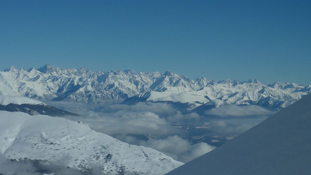 Vue sur les Ecrins : on ne s'en lasse pas...