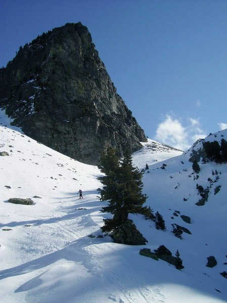 Brèche robert nord : Soleil à la Brèche..