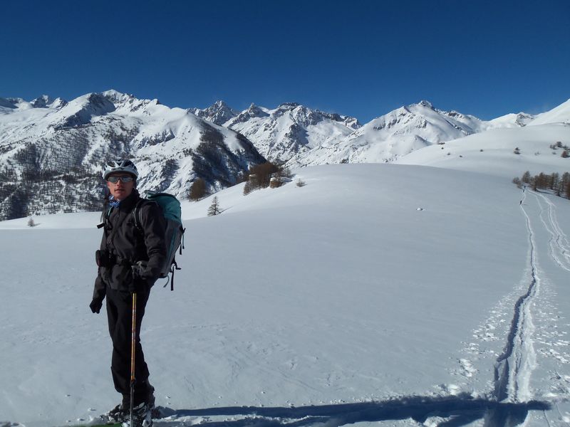 CAf Nice - Baisse Peirefique : A la Baisse avec Pierre-Yves: sa 1ere en ski de rando!