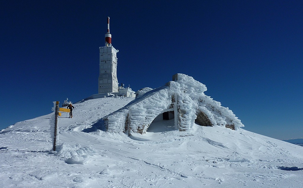 Photo classique de la Chapelle : bien plâtrée cette année encore