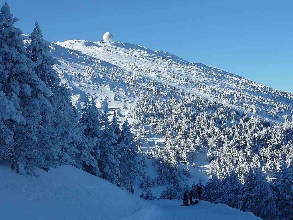 C'est encore bien platré : sur les pentes du ventoux