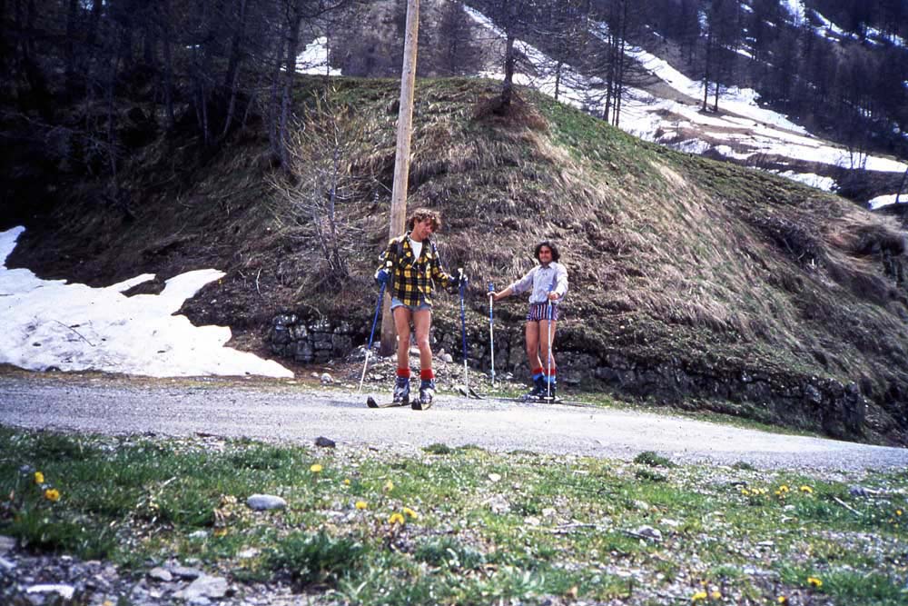 Talus extrême : On a même pêté des virages dans le talus, je me souviens...