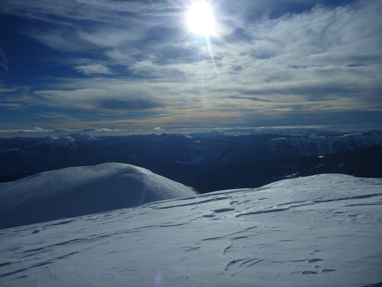 #4 mourre frey depuis les travers : belle lumière à la descente mourre frey depuis les travers : belle lumière à la descente