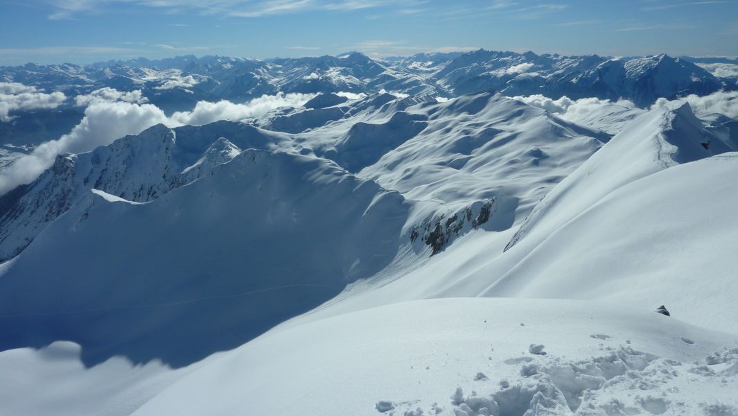 #11 Vers le sud : on voit bien l Vers le sud : on voit bien l'itineraire parcouru