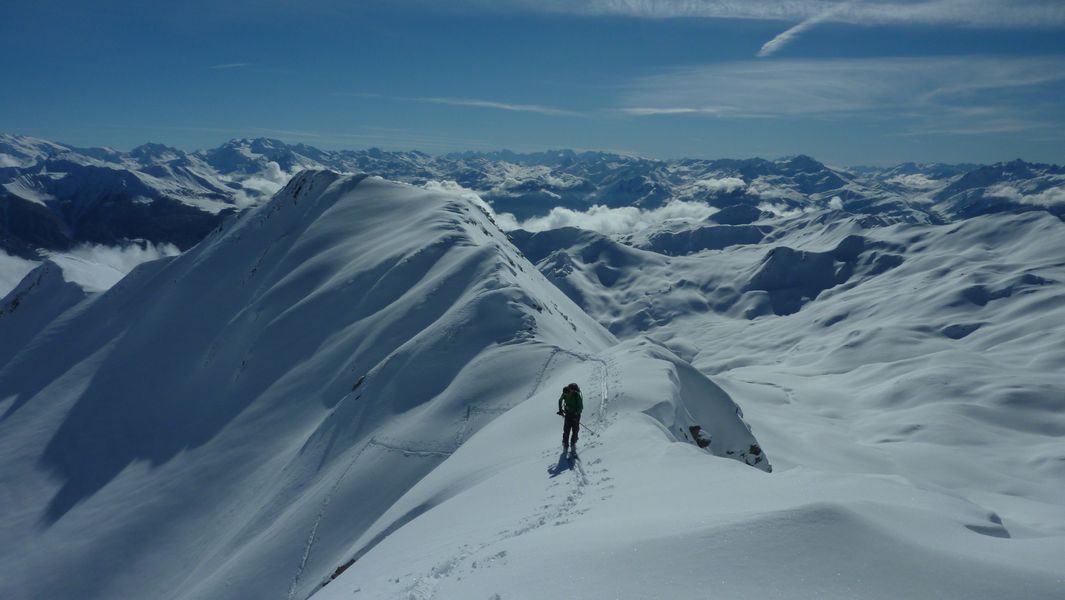 #6 Parcours de crete : c Parcours de crete : c'est plus long par là mais plus sur... et plus beau !