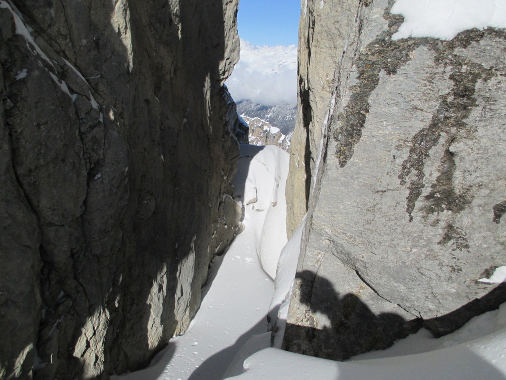 #14 Brèche de Portetta : la brèche de gauche. Brèche de Portetta : la brèche de gauche.