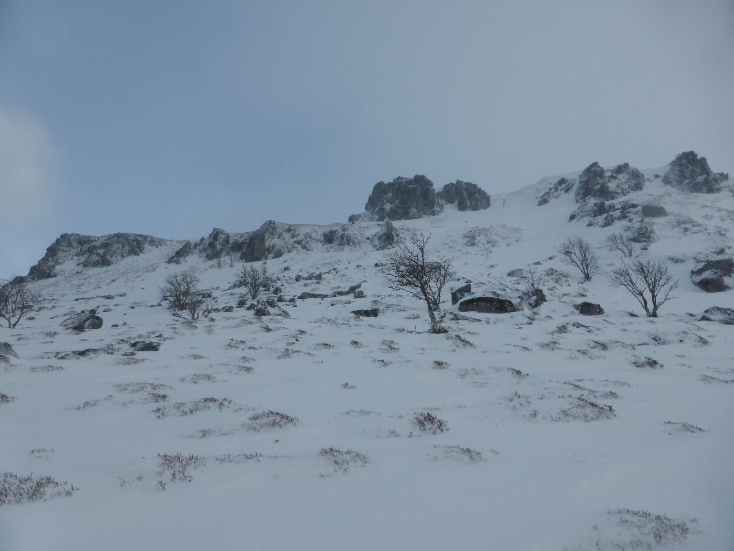 #4 Rochers de Chamalière : Un enneigement moindre ici. Rochers de Chamalière : Un enneigement moindre ici.