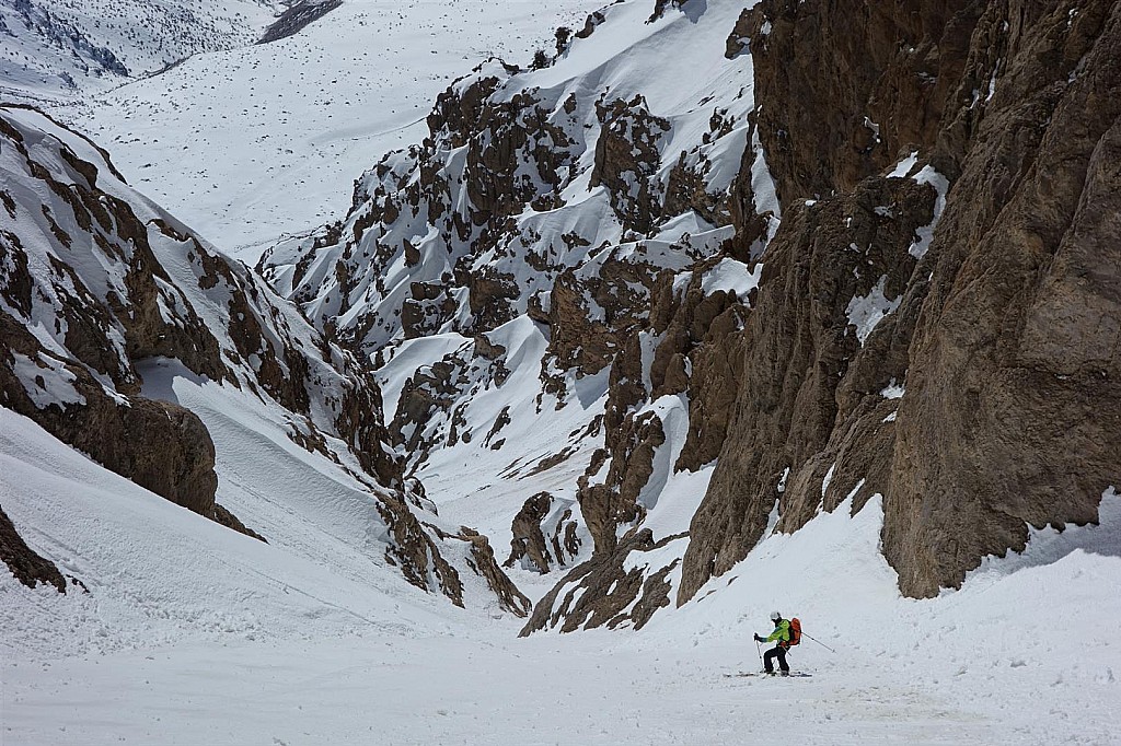 à la descente : à 3400 mètres