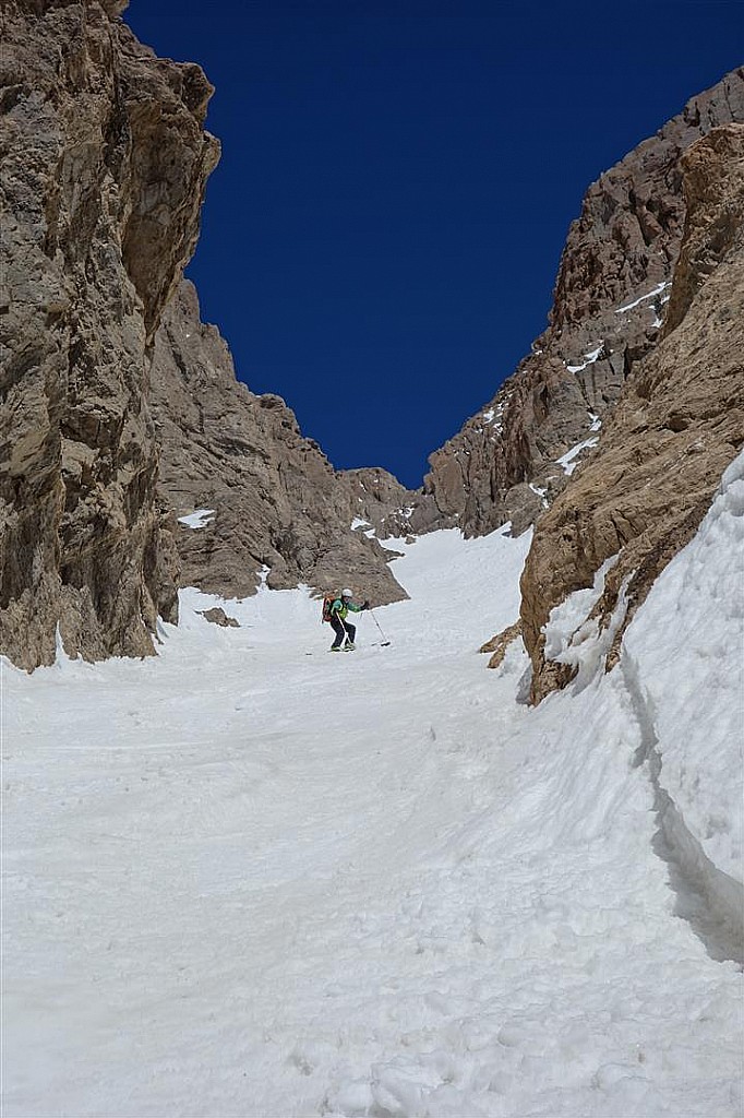 à la descente : à 3300 mètres