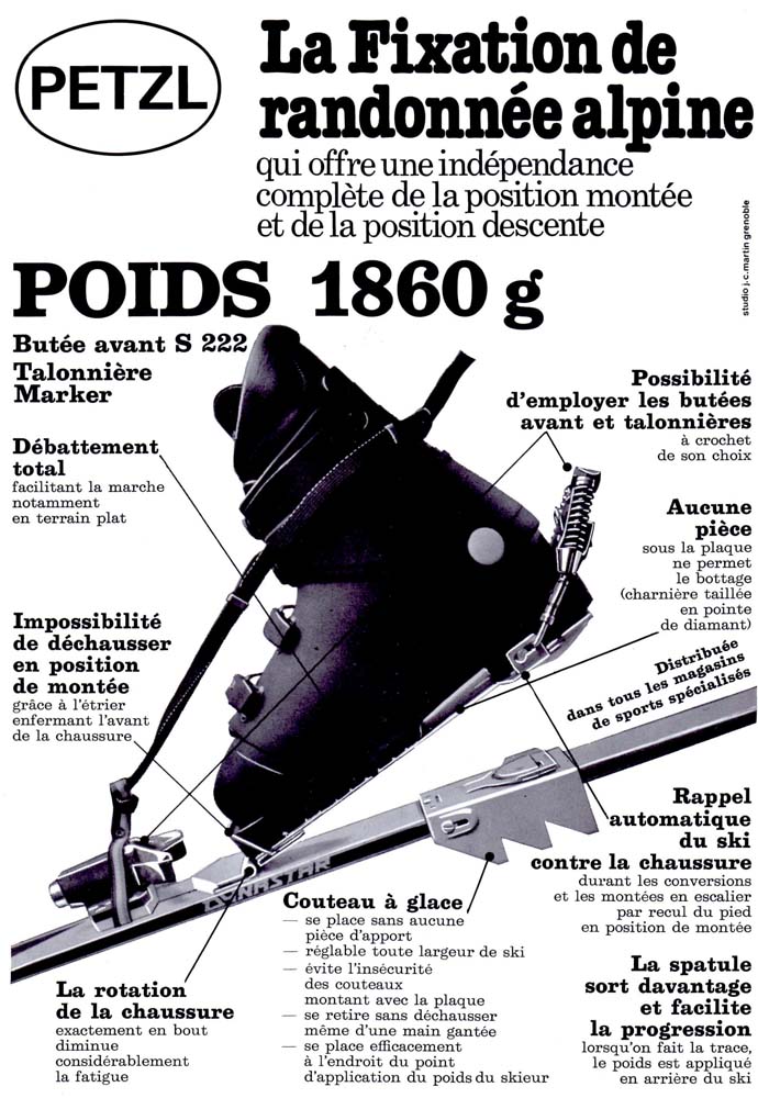 #30 Publicité fin 78 : C Publicité fin 78 : C'était des bonnes fixations et pas si lourdes finalement.