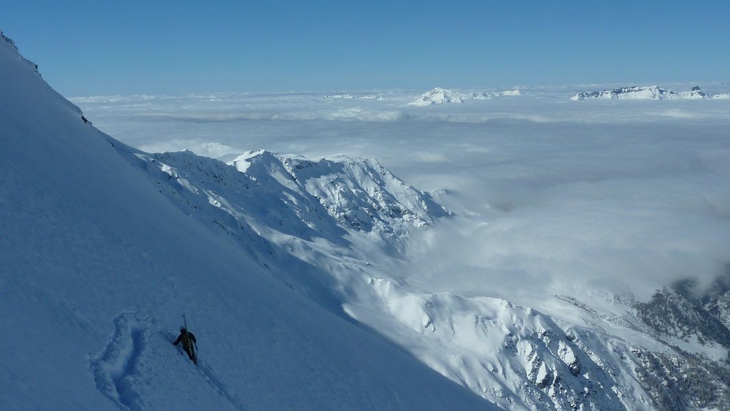 #6 Brassage : Le Grand Mont d Brassage : Le Grand Mont d'Arèches dépasse