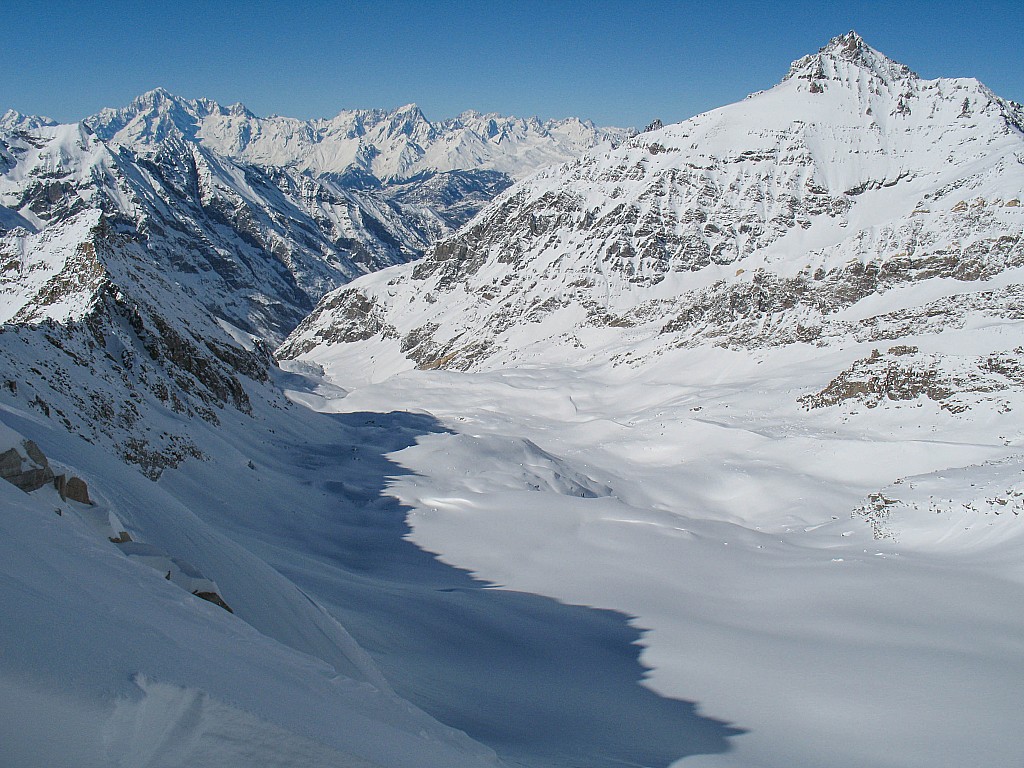 Col du Grand Neyron : Versant glacier du Grand Neyron