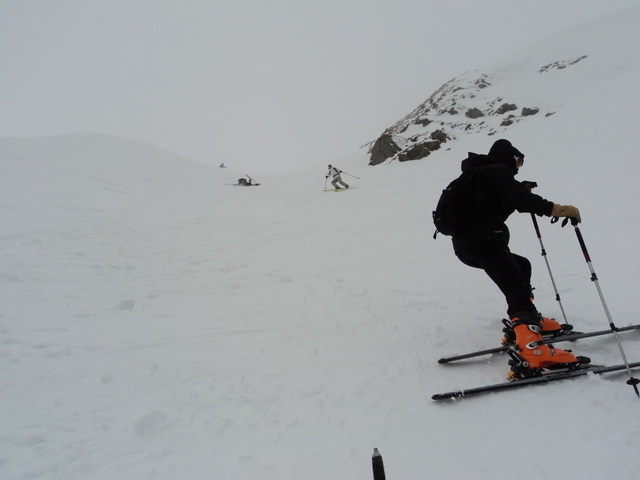 bergamelle : perte d'un ski