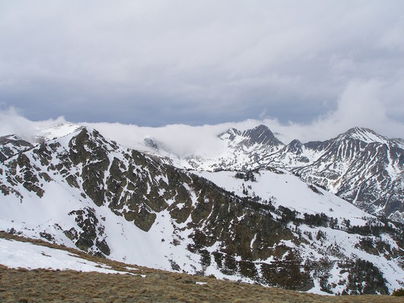#5 La vallée du Galbe : L La vallée du Galbe : L'enneigement est trés deficitaire sur les Pyrénées Orientales