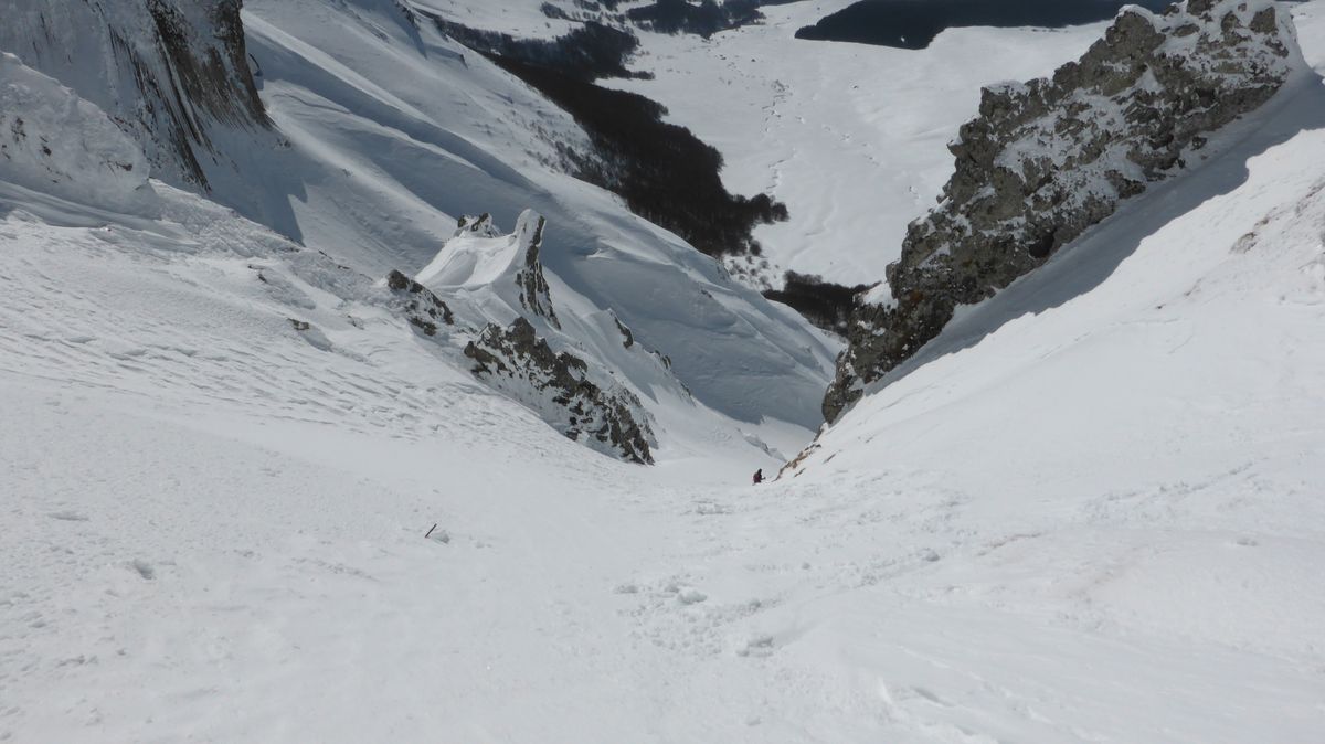 #10 Couloir du Pas de l Couloir du Pas de l'Ane SW : Un billard à cette heure!
