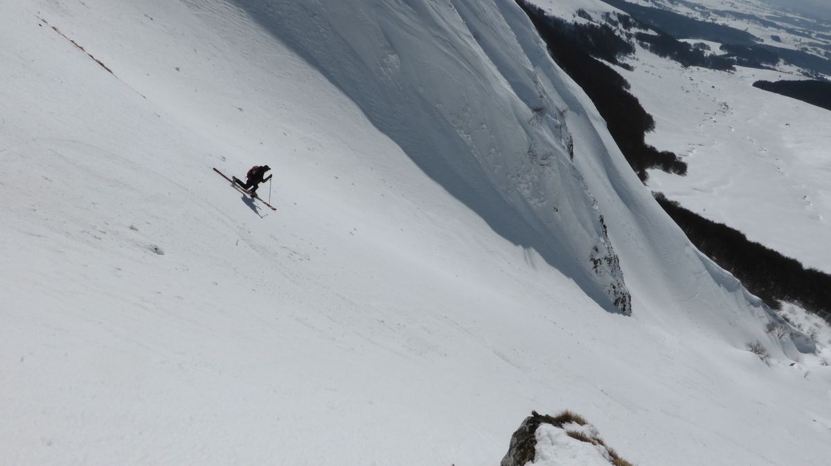 #11 Couloir du Pas de l Couloir du Pas de l'Ane SW : En télémark c'est la classe!