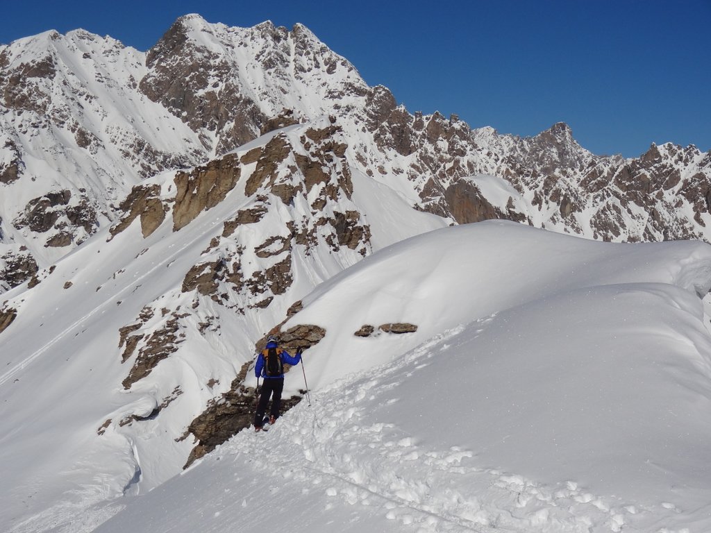 #14 sur la crête : On cherche le passage sur la crête : On cherche le passage