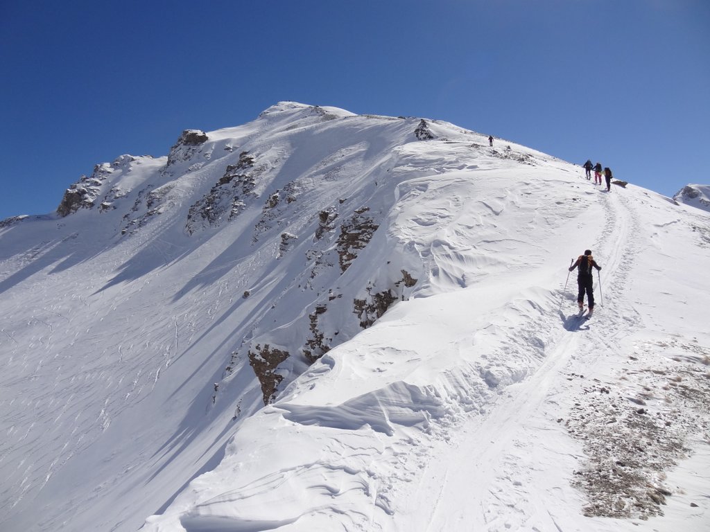 #19 Le sommet en vu : crête finale Le sommet en vu : crête finale