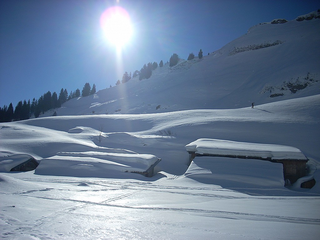 Replat de Doran : Les chalets