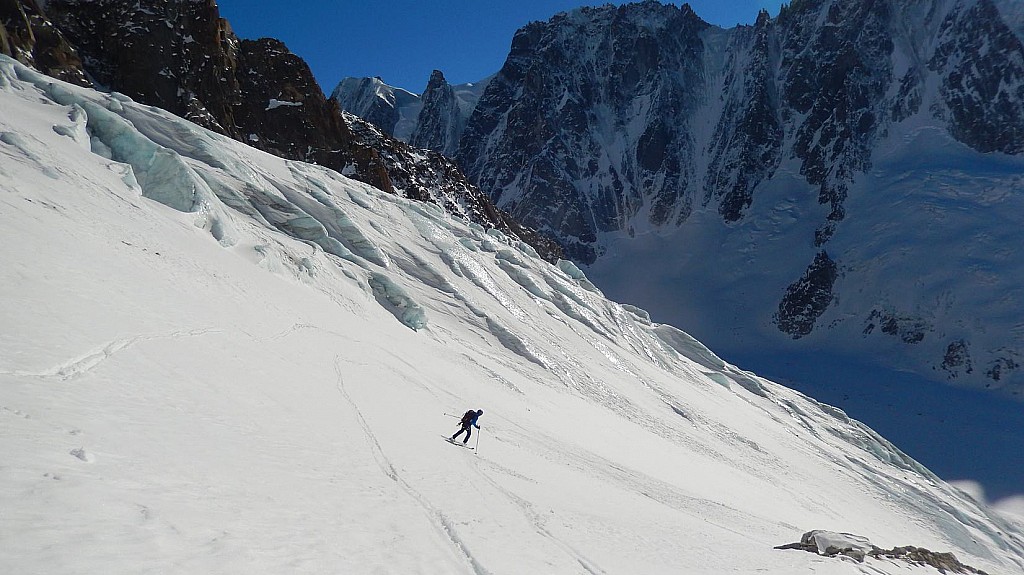 Autour du Trient : Glacier du Chardonnet bien skiant
