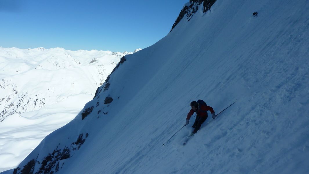 Dans le cône : une neige bien épaisse pour se lacher