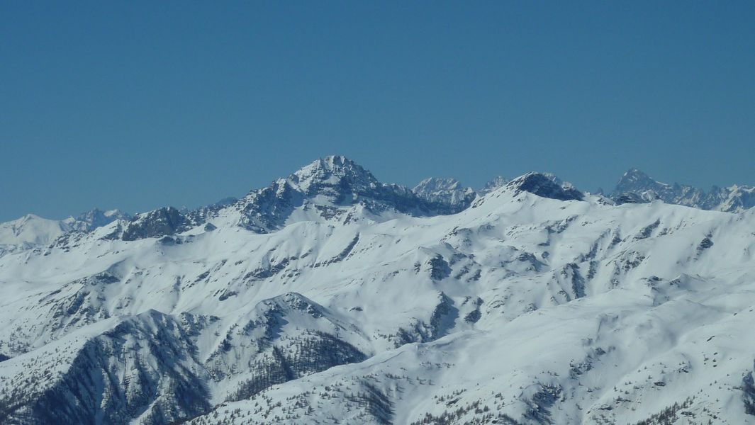 #13 Pic de Rochebrune : avec les Ecrins derriere Pic de Rochebrune : avec les Ecrins derriere