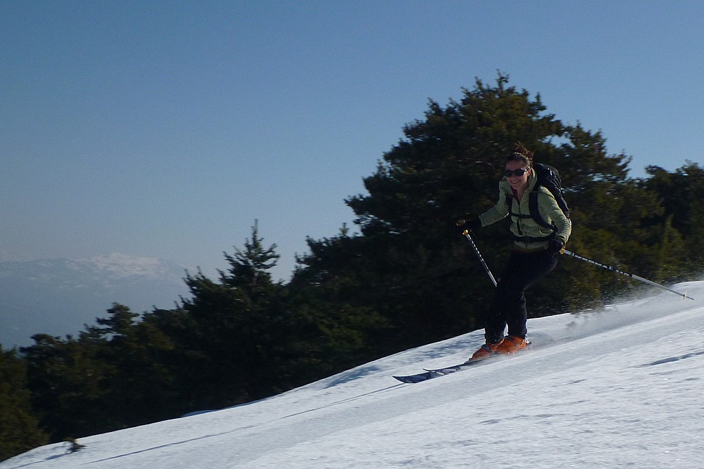 Agathe en pleine action