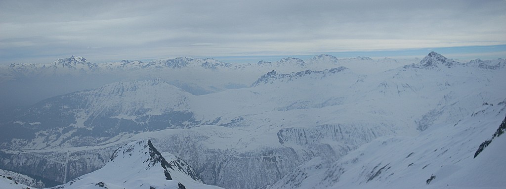 Col de Montartier : Panorama sur la Vanoise