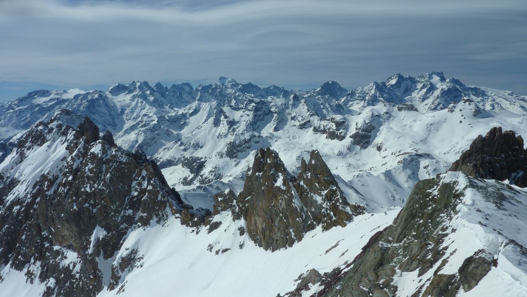 Ecrins : les faces N d'altitude sont noires