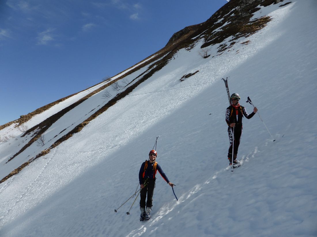 Chaudefour : Cramponnage couloir nord