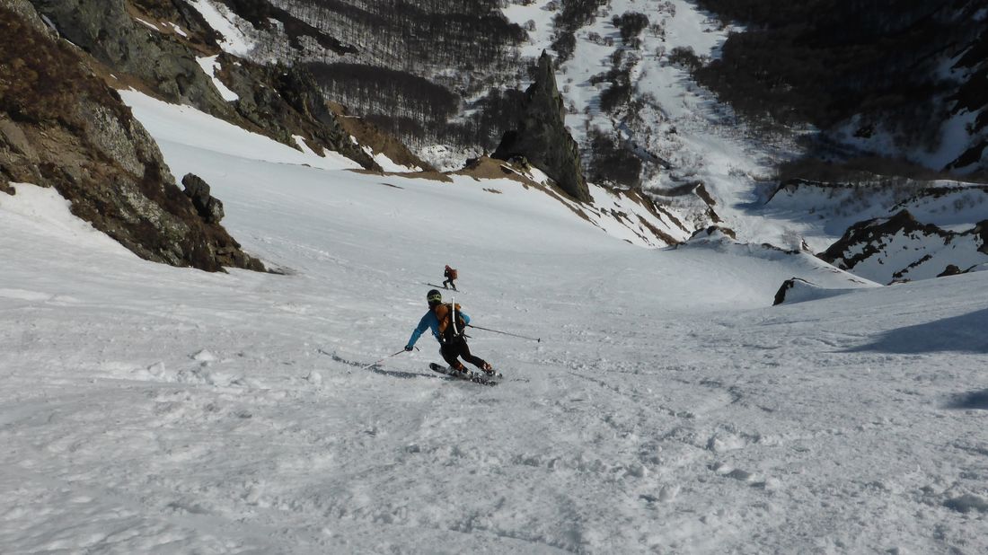 Directe du Ferrand : François sur ses terres...sur ses neiges.