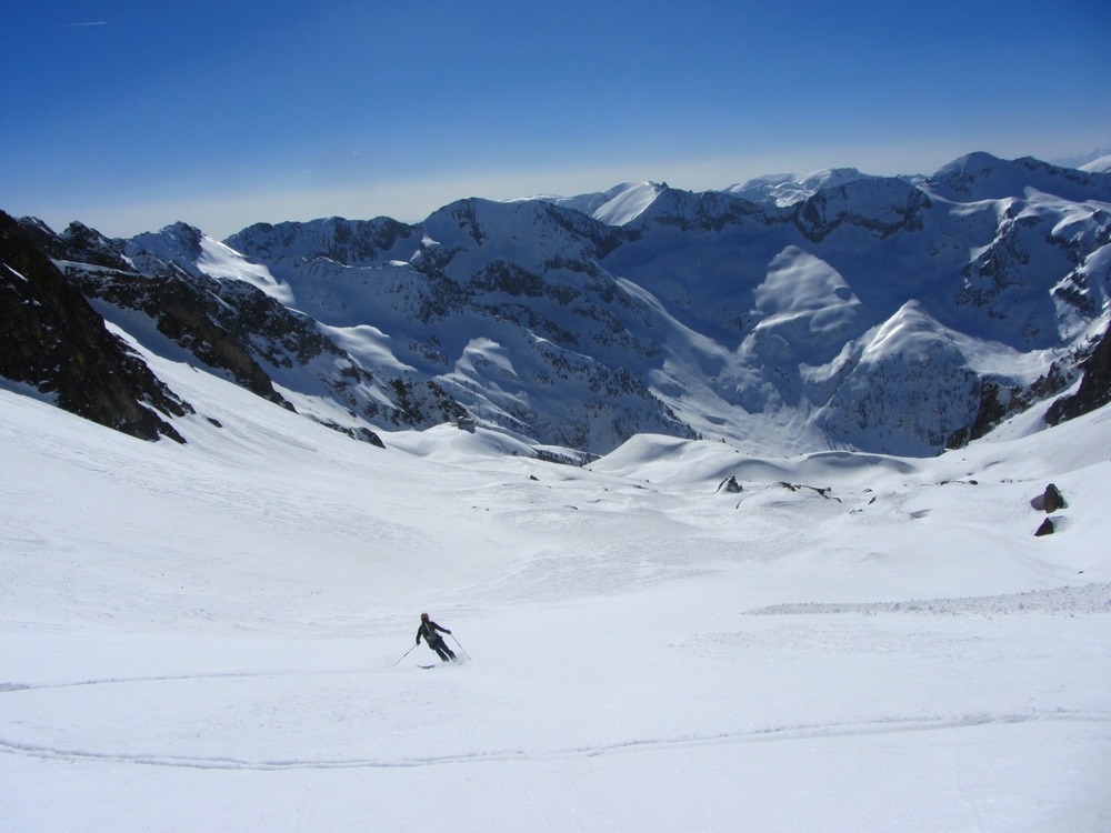 #13 Tour de l Tour de l'Argentera : Sous le couloir.