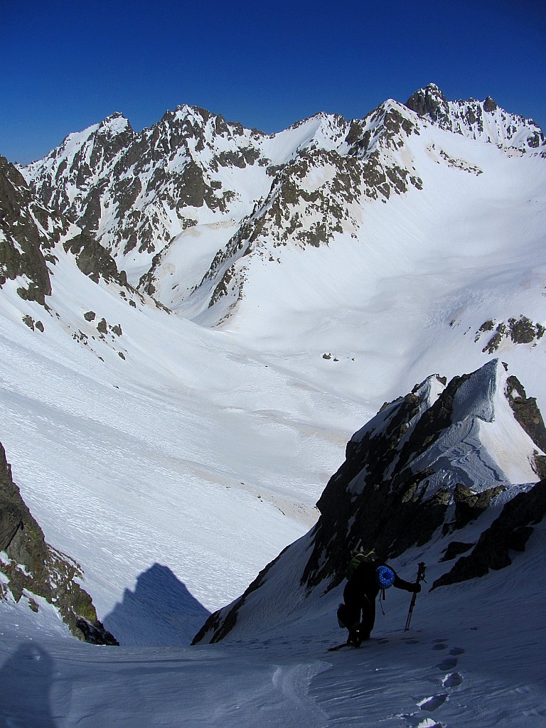 #5 Tour de l Tour de l'Argentera : Arrivée au providentiel passagio del porco.