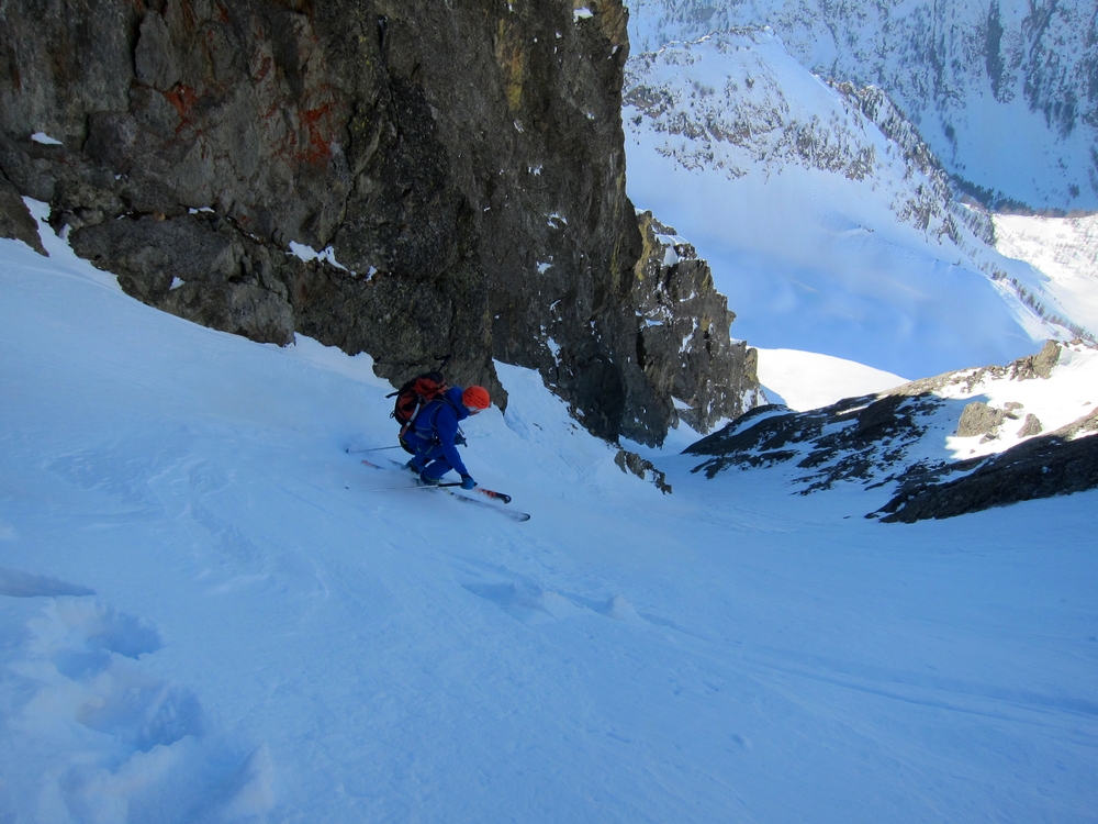#16 Tour de l Tour de l'Argentera : Couloir NW de la Madre di Dio (branche nord).