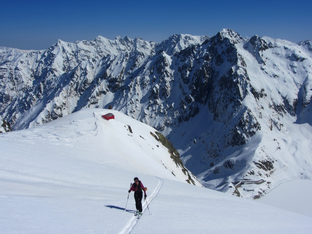 #9 Tour de l Tour de l'Argentera : Combe SE de l'Argentera au dessus du bivouac Lorenzo.