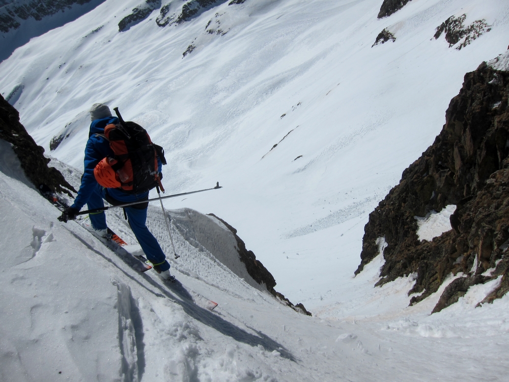 #7 Tour de l Tour de l'Argentera : Départ versant sud.