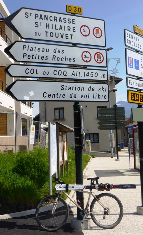 Velo-Ski-Velo : C'est partis our le col du coq