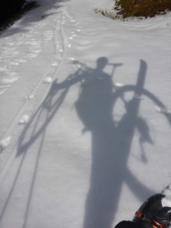 Velo-Ski-Velo : elle a pas du look mon ombre?