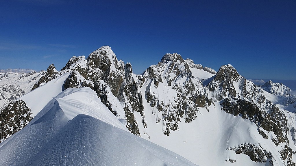 #23 la cime de Brocan : Depuis la cime Guilié la cime de Brocan : Depuis la cime Guilié
