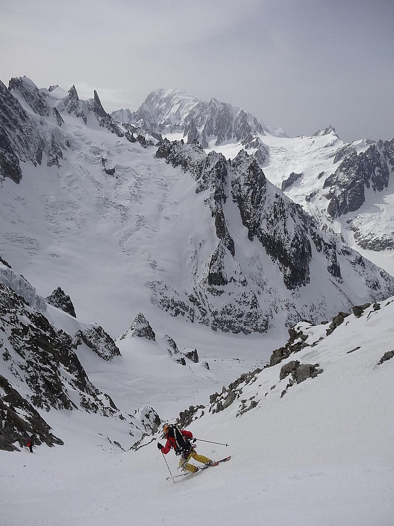 #7 Aiguille de Talèfre : Remy en action Aiguille de Talèfre : Remy en action