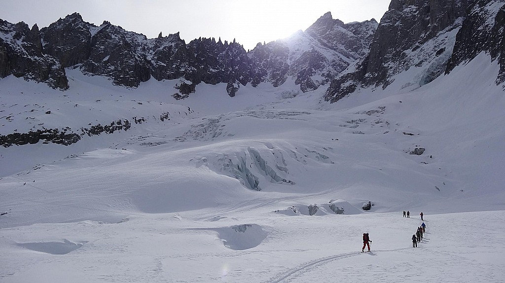 #1 Col du Tacul : En route vers la brêche Puiseux Col du Tacul : En route vers la brêche Puiseux