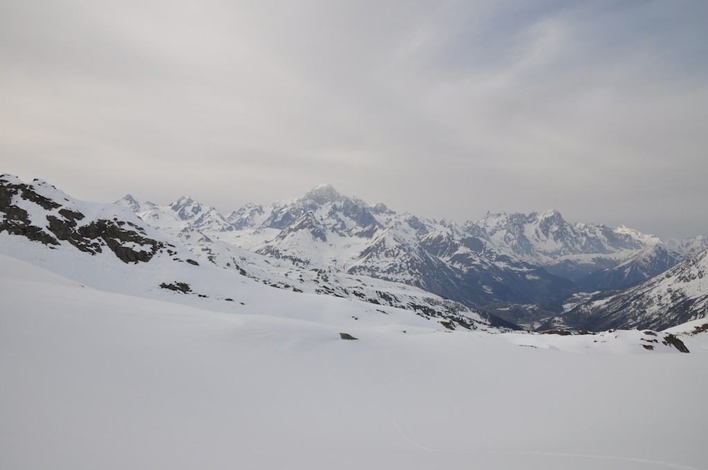 Mont Charvet : Petite vue sympas sur le Mont Blanc
